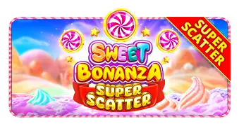 Sweet Bonanza Super Scatter logo